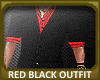 Red Black Outfit