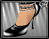 !A! Silver Anklets Heels