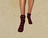 Red Plaid Socks