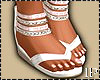 Boho White Sandals