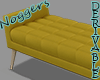 Bed End Couch Gold