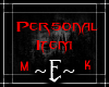 |E| Personal Sticker M.K