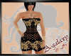Gold Buterffly In Black