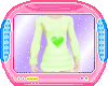 !iD Heart Sweater Green