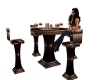 COPPER bar table set