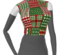 XMAS CROP TOP PLAID