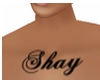 Shay Chest tattoo