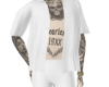 White Tshirt + Tatto