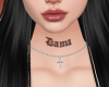 !L Neck tatoo dama