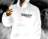 Hoodie White Balencia