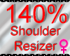 *M* Shoulder Resizer 140