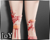 !J! Emo cut blood leg