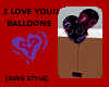 I LOVE YOU!!BALLOONS