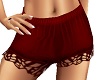 Red Lace Shorts