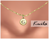 |K Tiny Necklace G