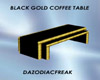 Black Gold Coffee Table