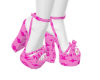 Barb pink LV heels