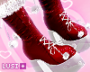 e Xmas Red Boots
