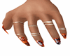 Halloween Pumpkin Nails