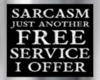 Sarcasm Sticker