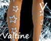 Val - White Stars Tattoo