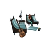 love teal music chairs