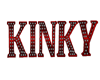 Kinky Sign Red Grey