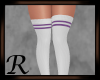 LLT Layer Sock Wh Purple