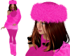 TF* Pink Fuzzy Hat