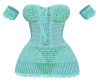 Amelia Teal Knit Dress