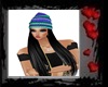 gorrito lana con cabello