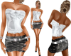 BLACK & WHITE SHORT
