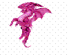Pink floating dragon