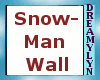 !D 3D Snowman Wall