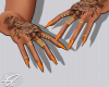 Neon organge + Tat, ring