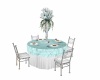 Teal Wedding Guest Table