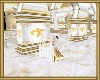 Gold/whte Wedding Church