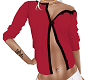 Red Open Cardi
