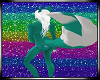 Teal Foxy Tail