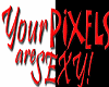 Sexy Pixels STICKER