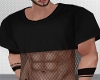 Gothic Crop Fishnet Mesh