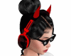Neon Red headphones + Ef