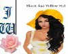 JW Black Aya Yellow Hat