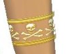 [W-L]Gold Skull Armband