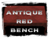 *TY Antique red bencH