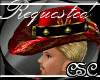 {CSC} R Pirate Hat Red