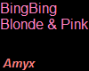 A|BingBing Blonde & Pink