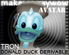 Donald Duck Tron Avatar