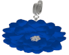  Blue  Flower Earings