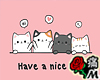 蝶 Cute Cats Background